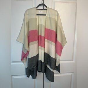 MER-SEA THINNY TRAVELER WRAP PINK/GREY STRIPES